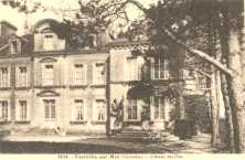 (Details) Rue Pavée, an der die C/116 und General Cota vorbeifuhren (Details), Château des Isles. Es ist in diesem Bereich von Vierville, dass die "Command Group" von 116th