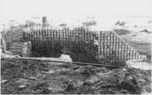 (détails) Bunker en construction au WN66, N°2 sur le plan du WN (détails)