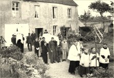Juin 44, Bessin, 2 jeunes français enterrés