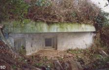 Plan des 2-Bunkers in der Seite, gegenüber Vierville Foto unten