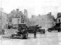 Déblaiements des ruines