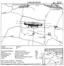 Der Flugplatz Colleville wurde am 30. Juni 1944 gebaut und am 3. Juli in Dienst gestellt und am 4. November aufgegeben. Es wurde unter dem Namen A22C für t verwendet