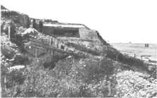 (Detail) WN72 Doppelblasbunker mit 50mm Kanone
