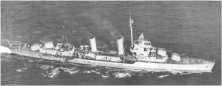 (details) the USS destroyer "Harding" (like the "Mac Cook", "Thompson" and "Carmick") (details) the USS battleship "Texas" in action (details)