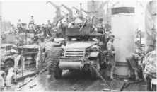 (details) Half track on a LST