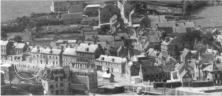 (détails) le port vu d'avion, le 19 mai 1944
